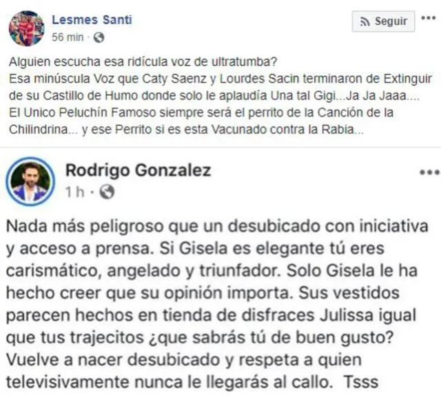 Rodrigo González salió en defensa de Magaly Medina tras burlas de Santi Lesmes