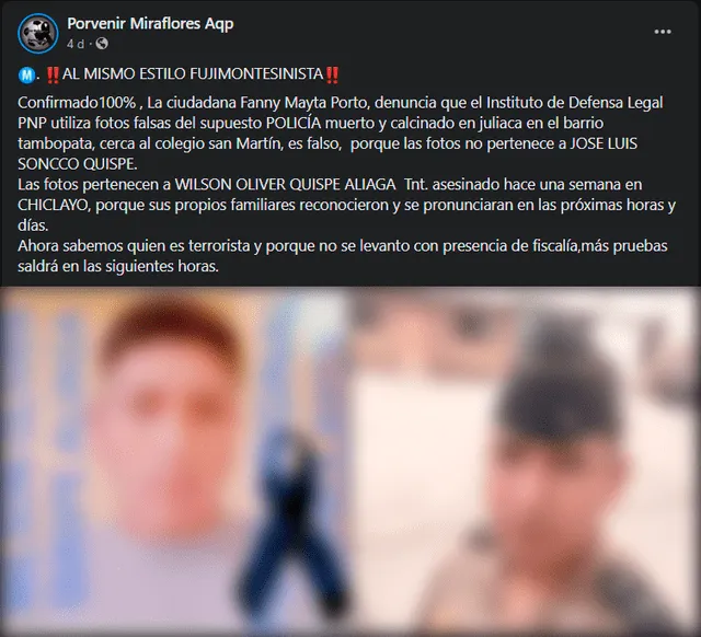 Publicación viral que cae en el bulo a raíz de la malinterpretación de la denuncia Publicación viral que cae en el bulo a raíz de la malinterpretación de la denuncia