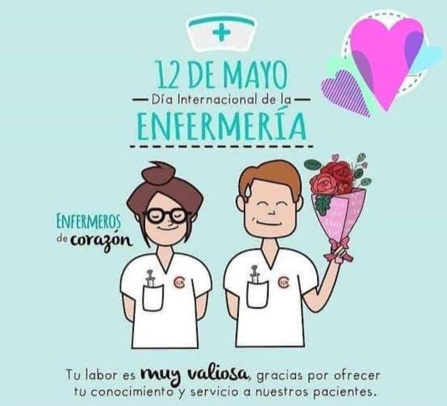  ¡Feliz Día de la Enfermería! Escoge las mejores imágenes para enviar por esta fecha. Foto: Pinterest   