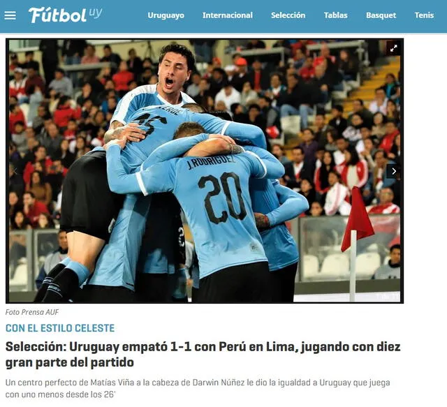 Prensa uruguaya