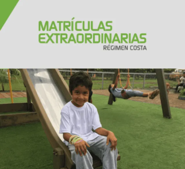 Matrículas Extraordinarias que ofrece el Ministerio de Educación de Ecuador. (Foto: Captura - Juntos por la Educación)