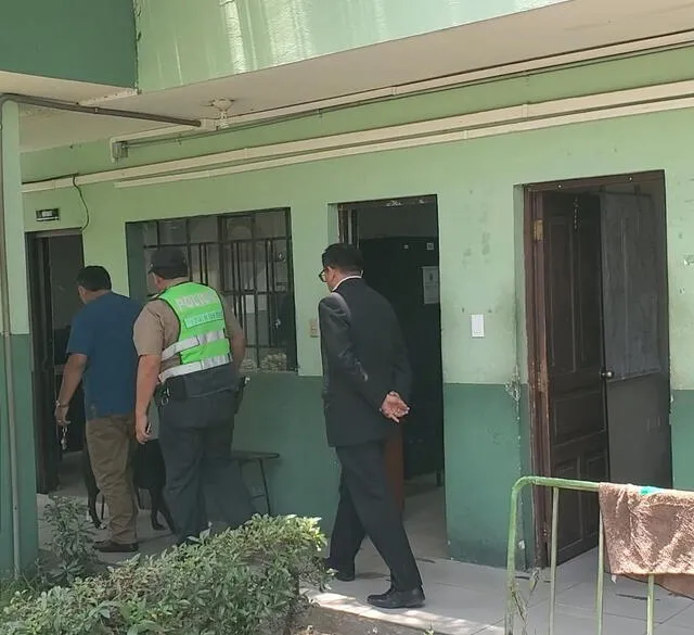 Detenido en la Comisaría de Ciudad Mi Trabajo. Foto: Leonela Aquino    