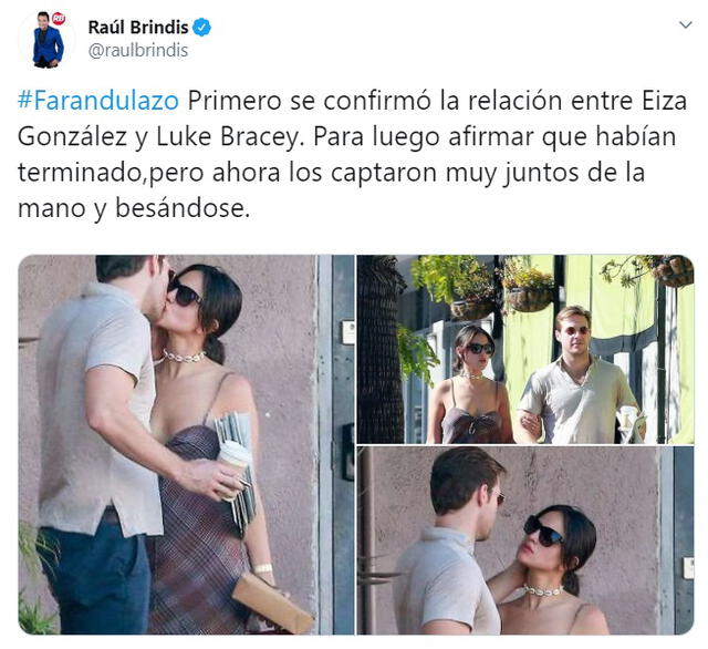 Luke Bracey besa a Eiza González