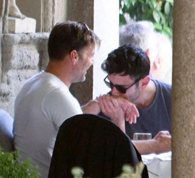 Ricky Martín y Jwan Yosef son captados cariñosos en restaurante. Foto: Instagram