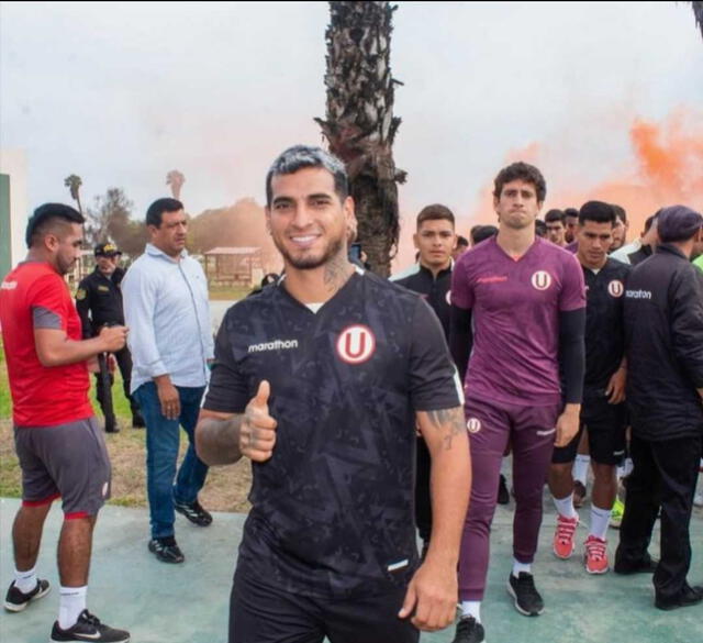 Miguel Trauco entrenó algunas semanas con el actual plantel de Universitario de Deportes. Foto: Líbero   