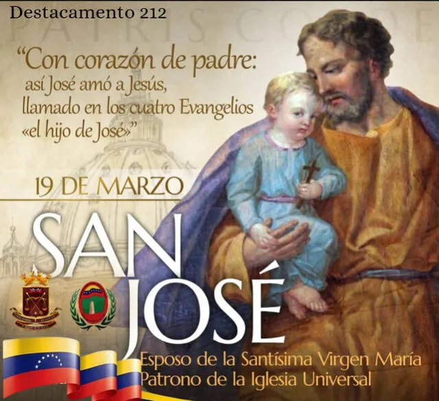 El Día de San José se conmemora cada 19 de marzo. Foto: vallado comandantte/X