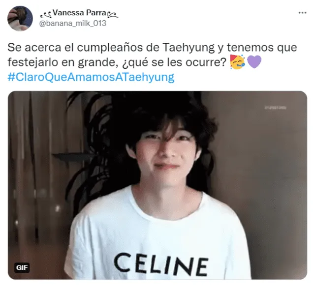 ARMY hace tendencia en Twitter en preparación del cumpleaños de Taehyung de BTS. Foto: captura/Twitter