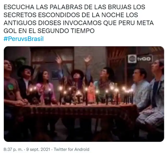 Mejores memes del Perú vs. Brasil por las Eliminatorias Qatar 2022. Foto: captura Twitter Mejores memes del Perú vs. Brasil por las Eliminatorias Qatar 2022. Foto: captura Twitter