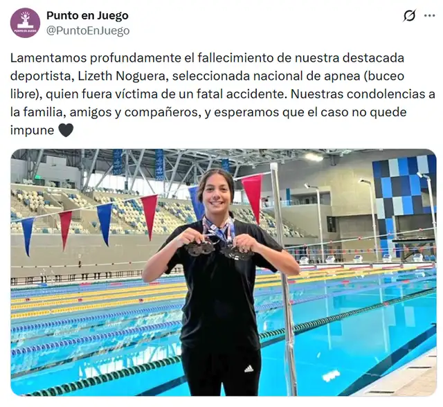  Entidades deportivos lamentaron el fallecimiento de Marzano Noguera.   