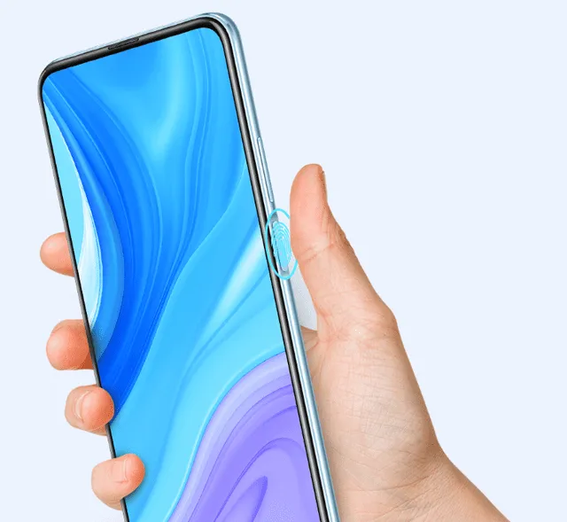 El Huawei P Smart Pro cuenta un lector de huellas dactilares en el lateral derecho.