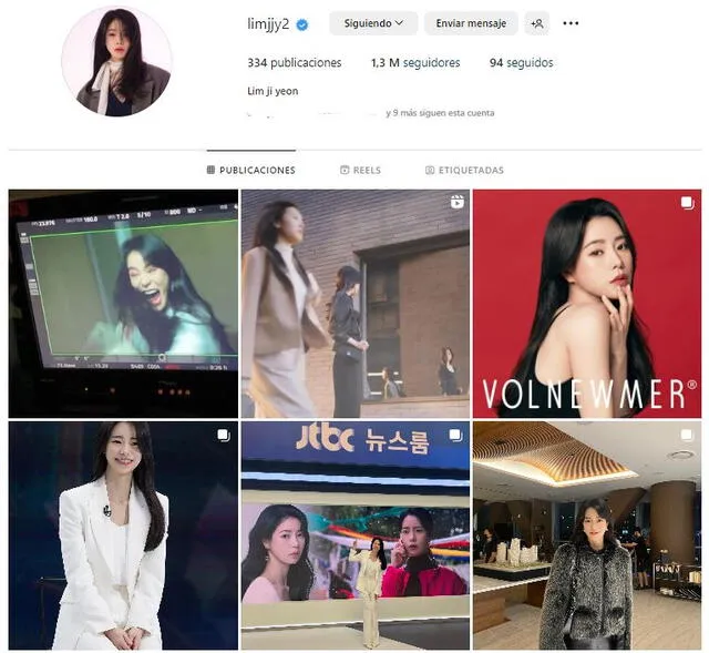 Lim Ji Yeon en Instagram. Foto: captura   