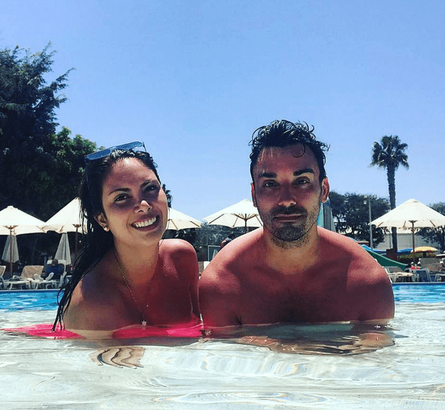 Santi Lesmes lleva seis años junto con su pareja Alejandra Guzmán. Foto: Instagram   