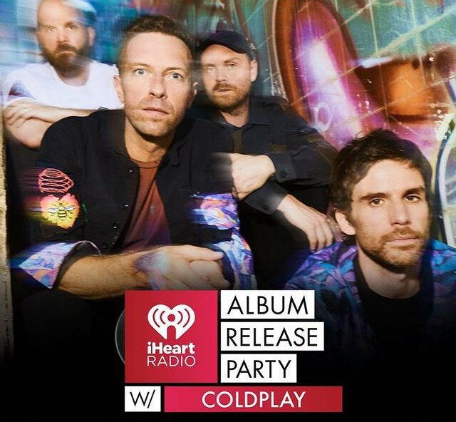 Evento de Coldplay por el lanzamiento de su disco. Foto: iHeartRadio
