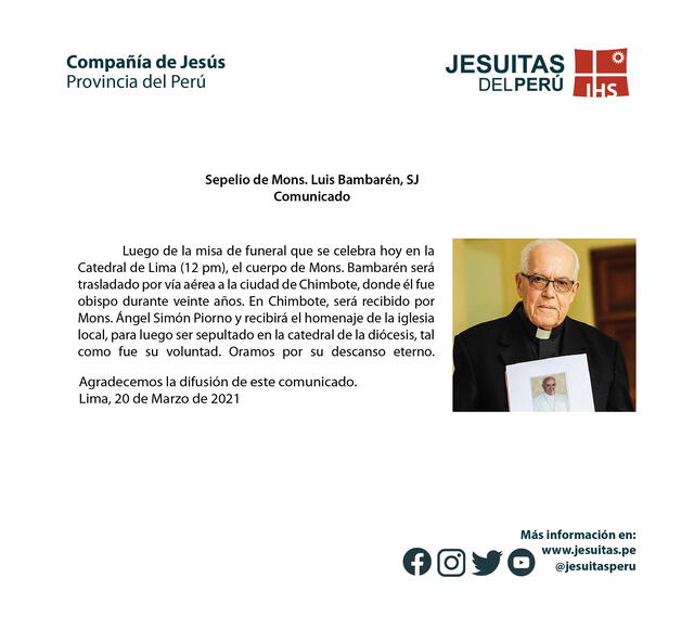 de la Compañía de Jesús de Jesuitas Perú.