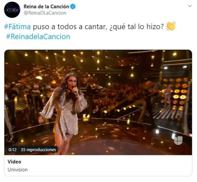 Fátima Poggy canta "No te contaron mal" en "Reina de la canción"