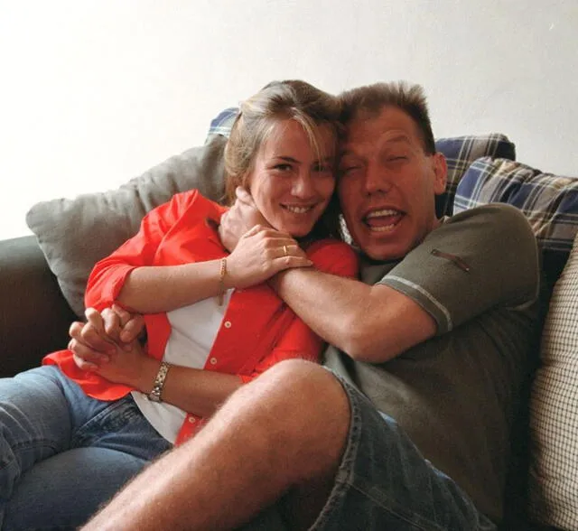 Raúl Romero y su esposa.   