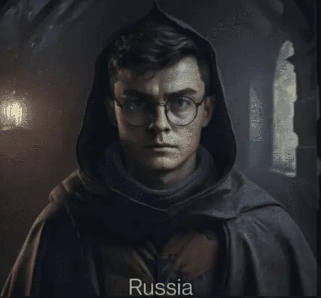  Harry Potter interpretado por un actor de Rusia. Foto: captura de TikTok / diamg<br><br>    