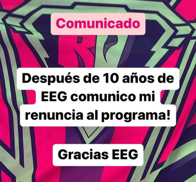 Rafael Cardoso anuncia retiro de "EEG"