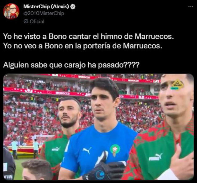 Mister Chip. Bélgica vs. Marruecos, Qatar 2022