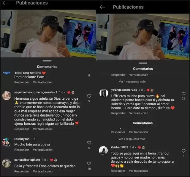  Pamela López reacciona a comentarios contra Pamela Franco. Foto: Captura Instagram   