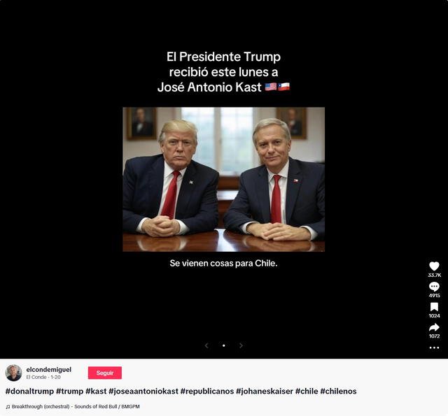 <em>Evidencia más antigua de la fotografía viral. Foto: captura de TikTok</em>   