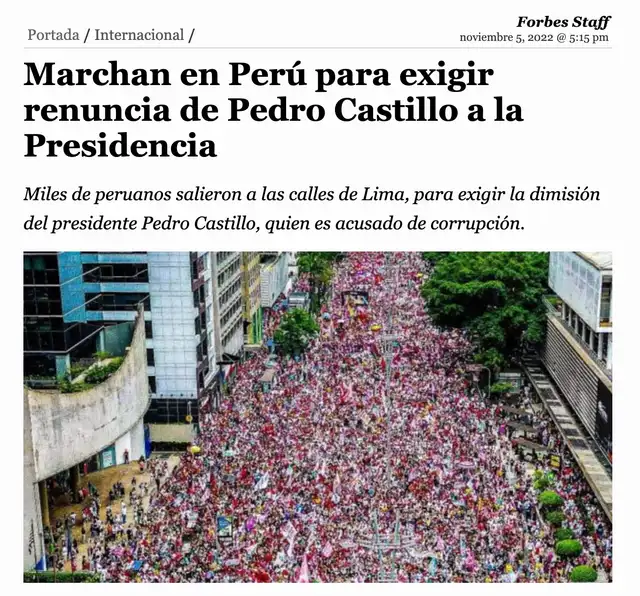 Artículo de Forbes México con la foto de portada incorrecta. Foto: captura en forbes.com.mx Artículo de Forbes México con la foto de portada incorrecta. Foto: captura en forbes.com.mx