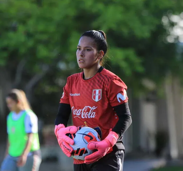 Maryory Sánchez es la portera titular de la Bicolor. Foto: Selección peruana/Instagram.