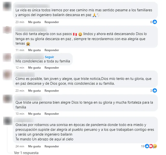 En redes lamentan la partida del 'Inegeniero bailarín'. Foto: Facebook   