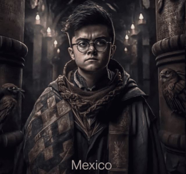 Harry potter interpretato da un attore messicano. Foto: screenshot / diamg di tiktok