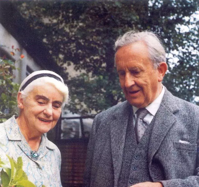 J. R. R. Tolkien y su esposa, El señor de los anillos