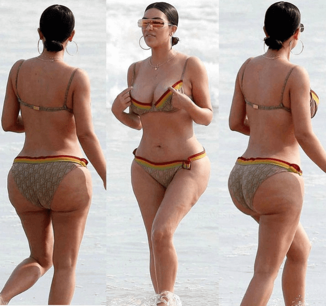 Kim Kardashian ha sido víctima de crueles burlas por su cuerpo.