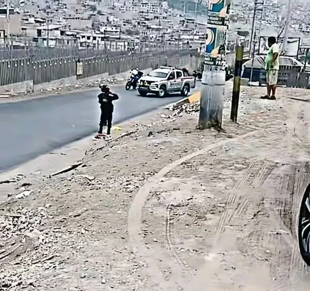 Los ciudadanos reportaron el objeto extraño. Foto: difusión.   