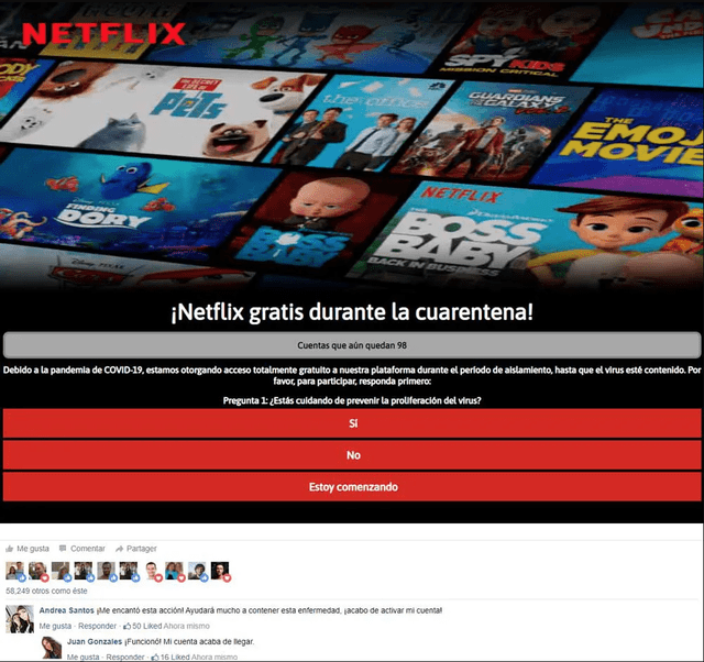 Estafa Netflix. Foto: Captura.