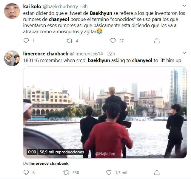 Comentarios de EXO-L. Foto: Twitter