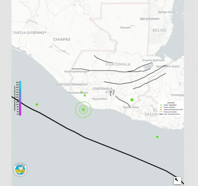 Temblor hoy