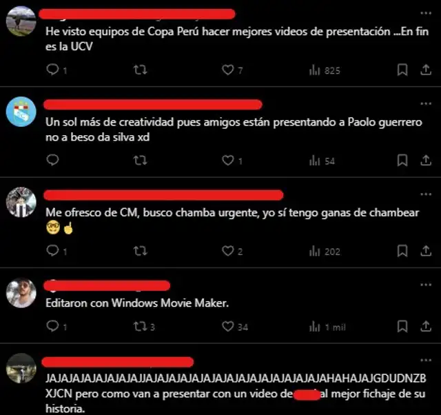 Tuits sobre Paolo Guerrero. Foto: captura de X   