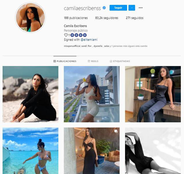 Camila Escribens borró todas sus fotos del Miss Perú tras no ser elegida reina. Foto: Instagram