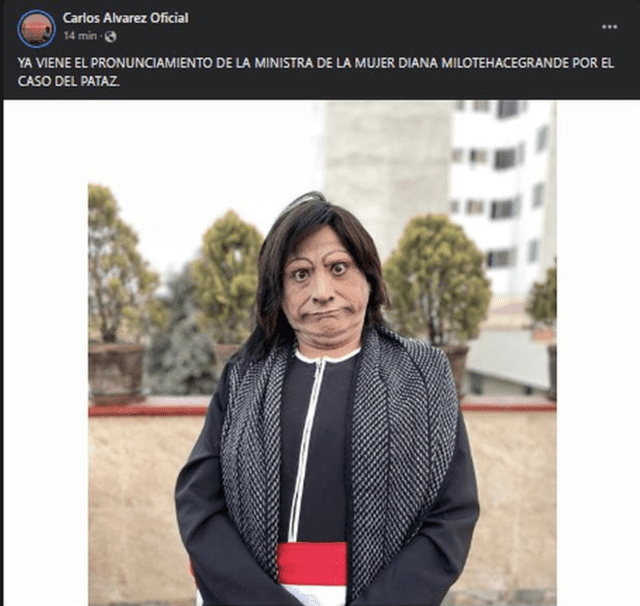 Carlos Álvarez lanzará parodia de la Ministra de la Mujer pese a mensaje contra el racismo del MIMP