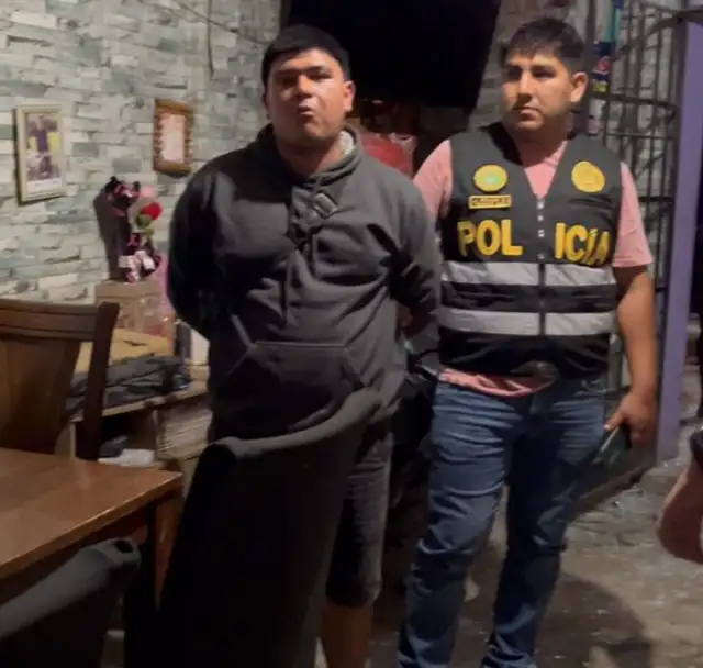  Capturan a alias 'Ñaño' por extorsión y sicariato. Foto: PNP.<br>    