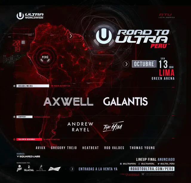 ¿Quiénes se presentaron en ediciones anteriores de Road to ultra Perú?