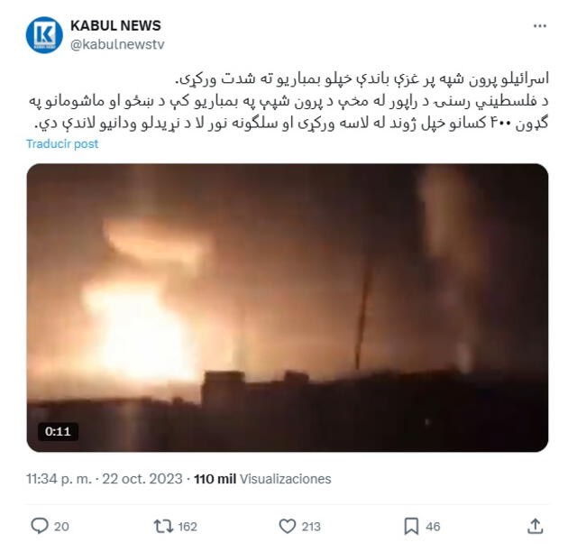<em>Evidencia antigua del video viral. Foto: captura de X</em>   