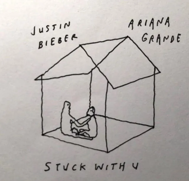 Portada de "Stuck with u". Foto: Instagram