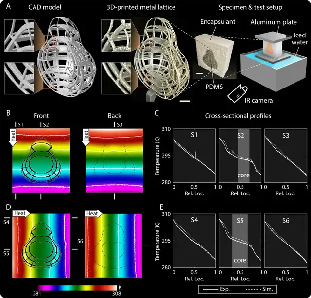 Fabricación y experimentación de la capa 3D. Foto: Nature