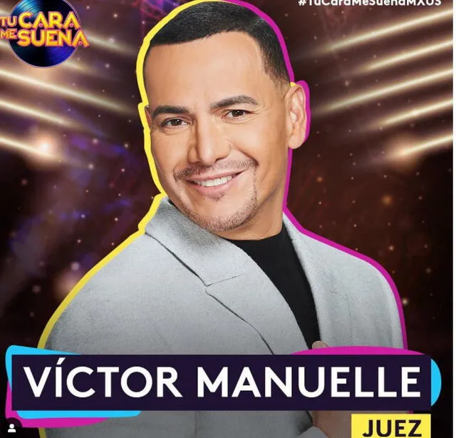 Víctor Manuel será uno de los jueces en esta temporada. Foto: Instagram / Tu cara me suena.