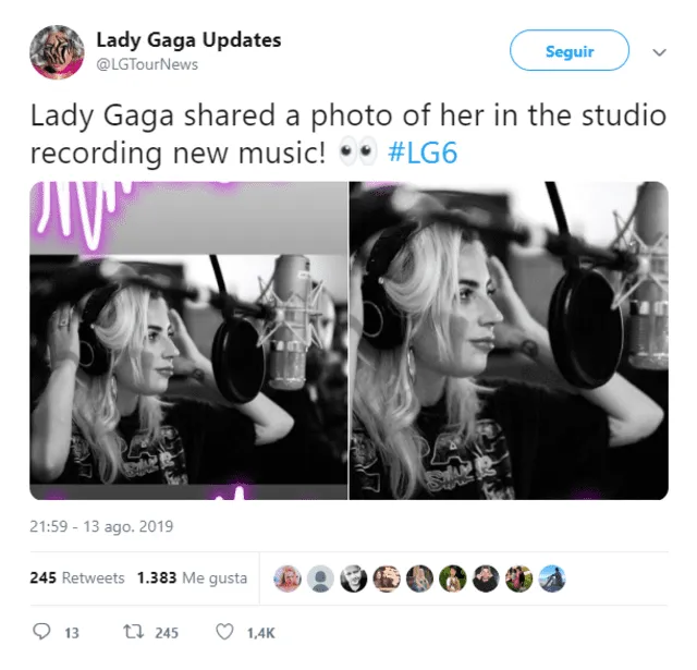 Lady Gaga se olvida de escándalos y anuncia nuevo álbum