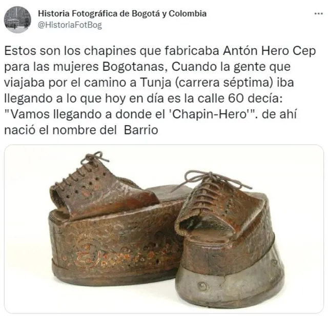 Chapinero: los zapatos que le dieron origen al nombre del barrio más popular de Bogotá