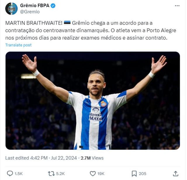 Foto: Gremio   