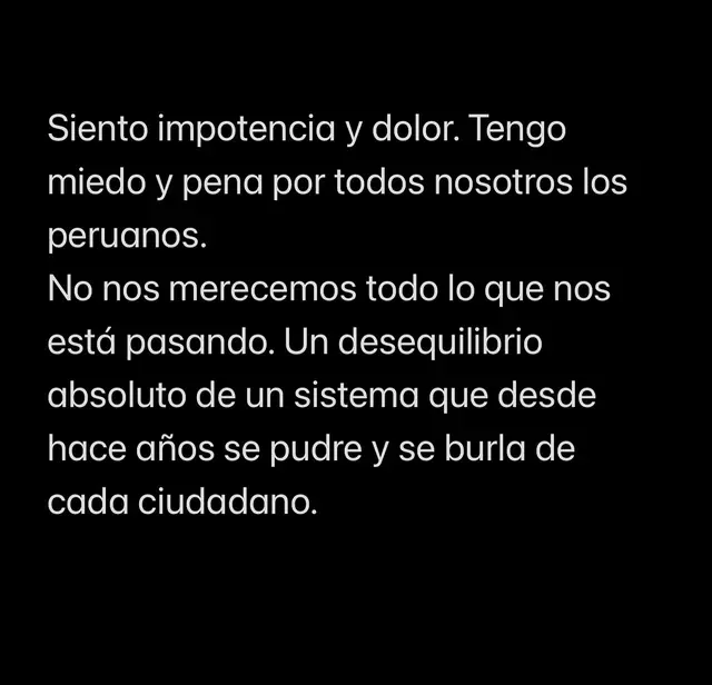 Gian Marco se solidariza con Agua Marina tras atentado en Chorrillos. Foto: Instagram/Gian Marco   
