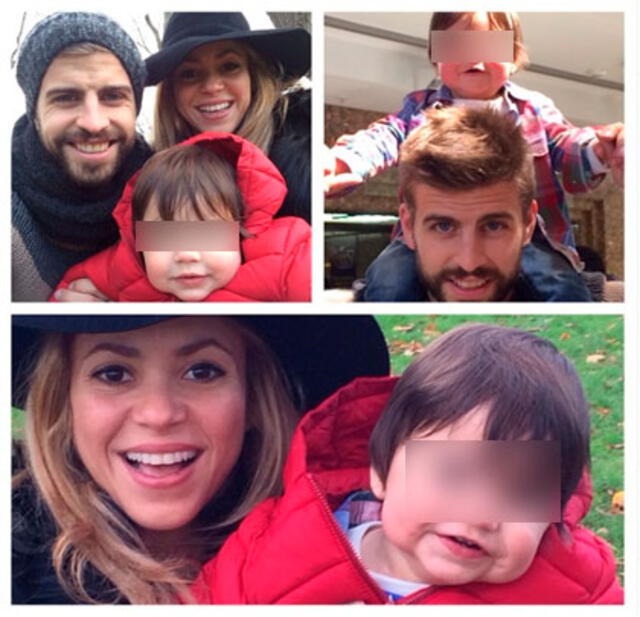 La familia disfruta de hacerse fotos con el pequeño Milan.