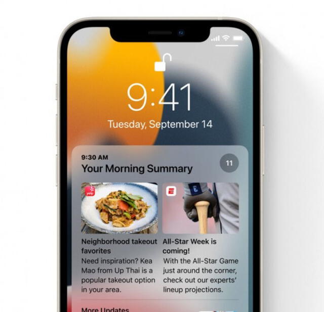 Diseño iOS 15